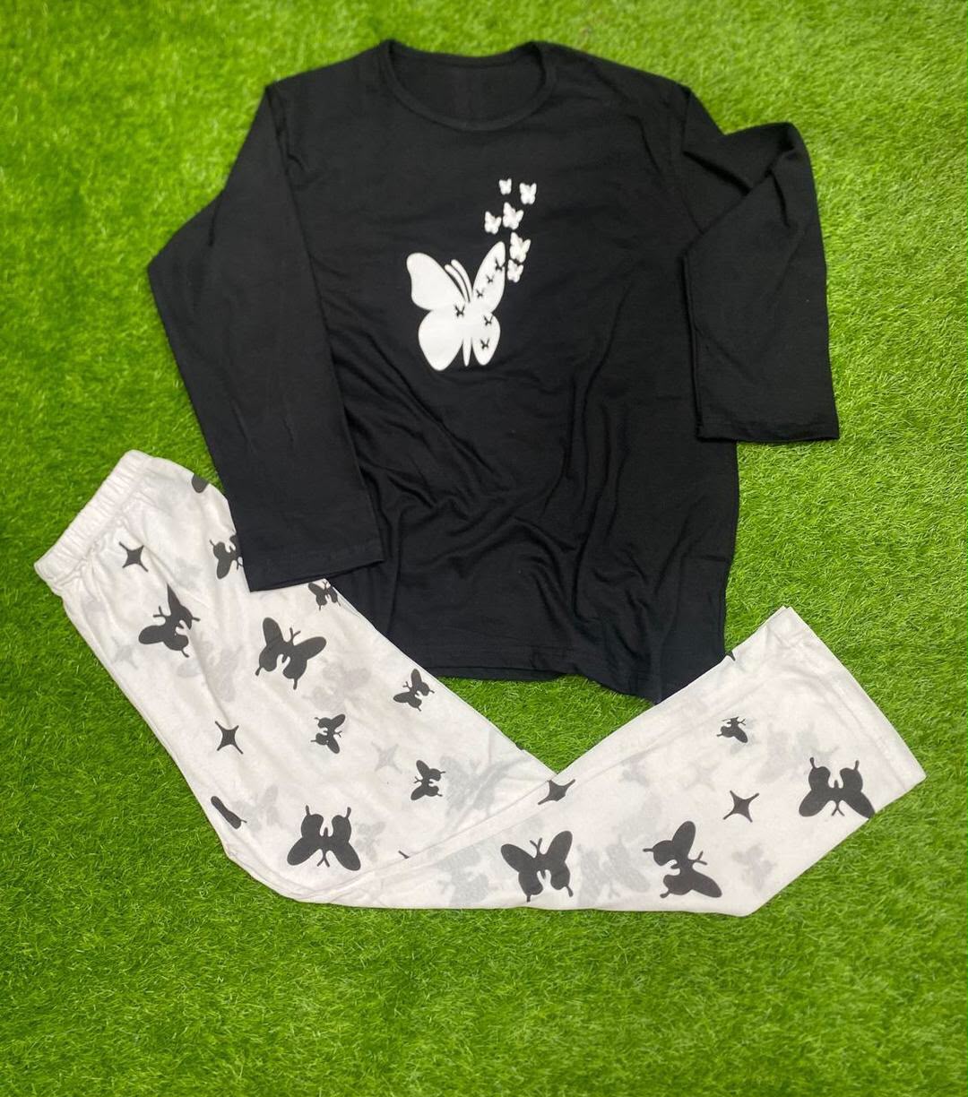Butterfly Graphic Print and Fabric Closeup