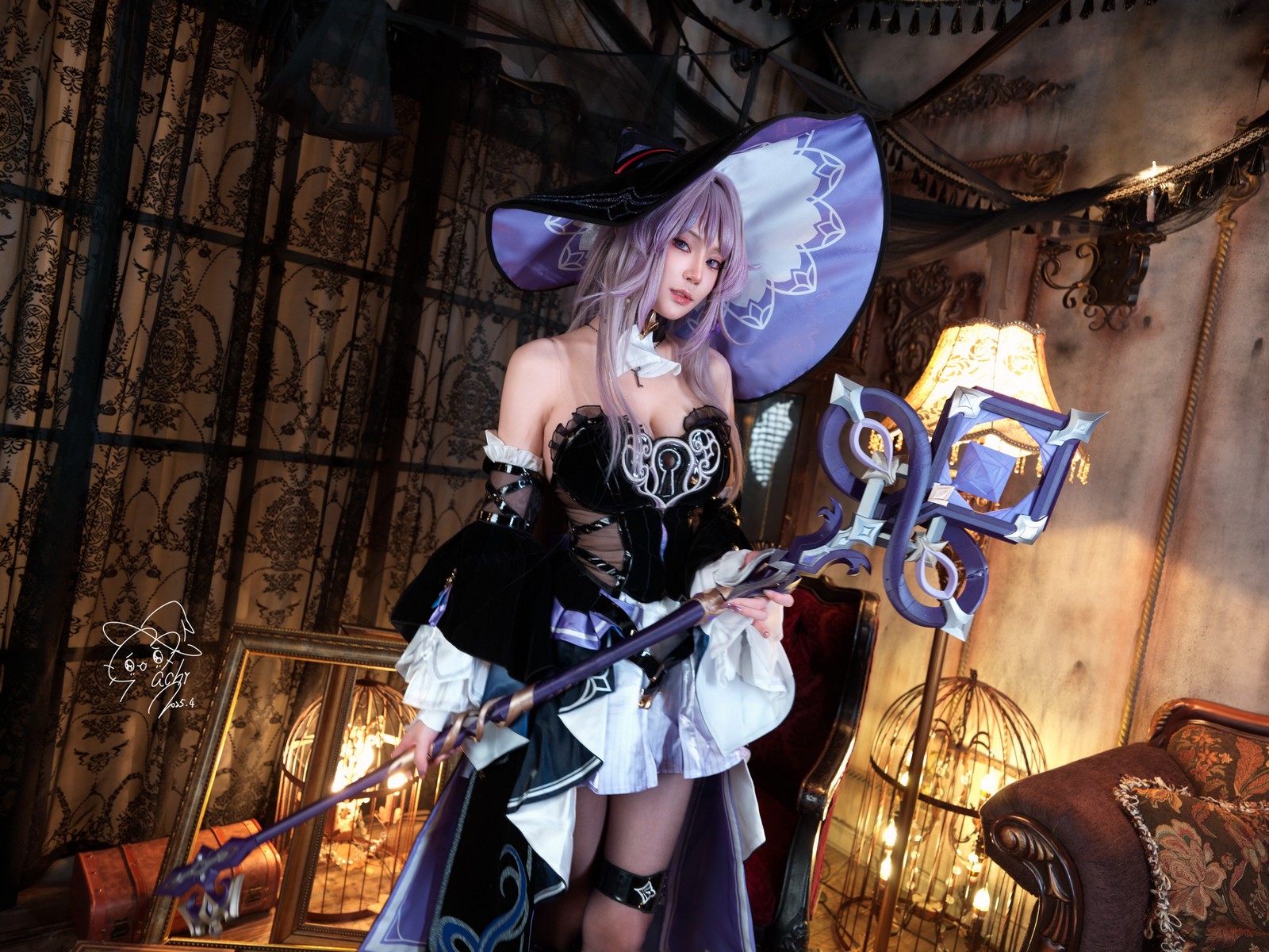 Machi马吉 大黑塔Cosplay写真｜The Herta 星穹铁道主题高清图集（71P-121MB）插图2