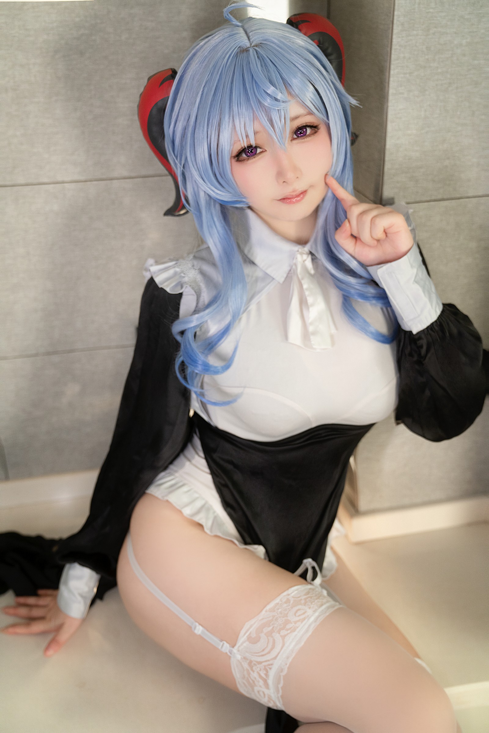樱梨梨 甘雨 修女 Cosplay 写真集｜原神角色高清图集（26P｜100MB）插图3