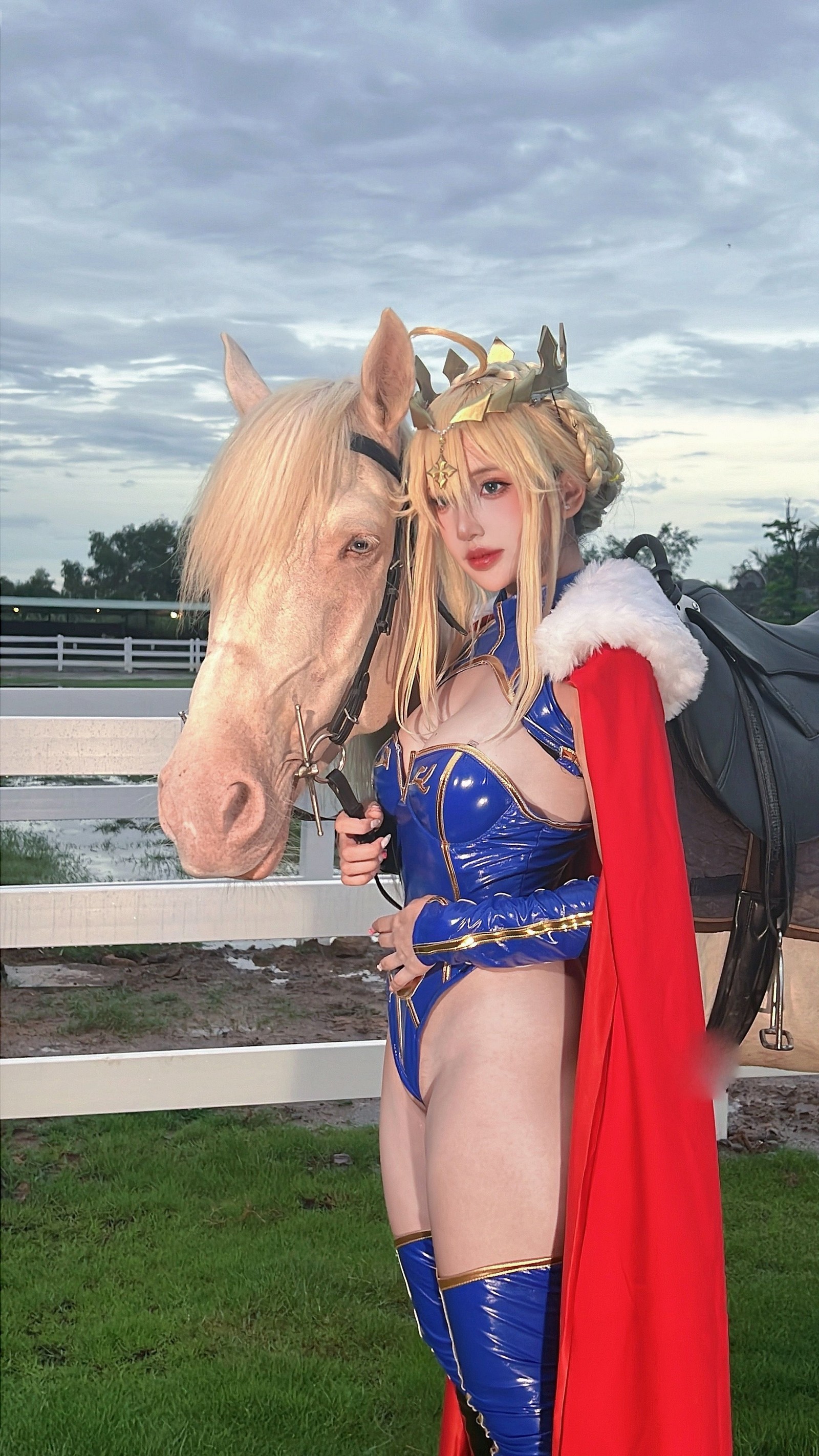 Puy Puy – Artoria Lancer Fate/Grand Order Cosplay 写真+视频（180P+22V-496MB）插图1