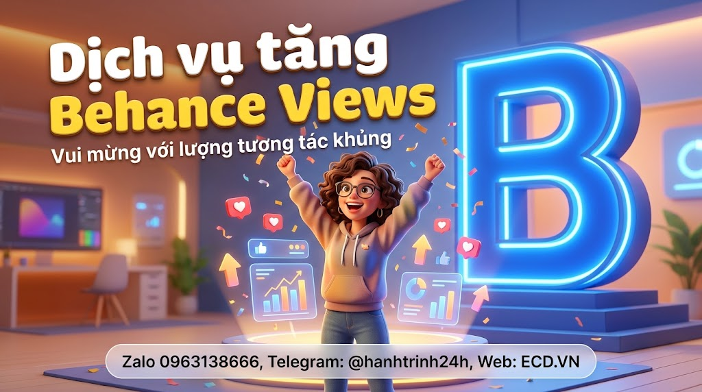 dịch vụ tăng behance views hiệu quả tăng lượt xem