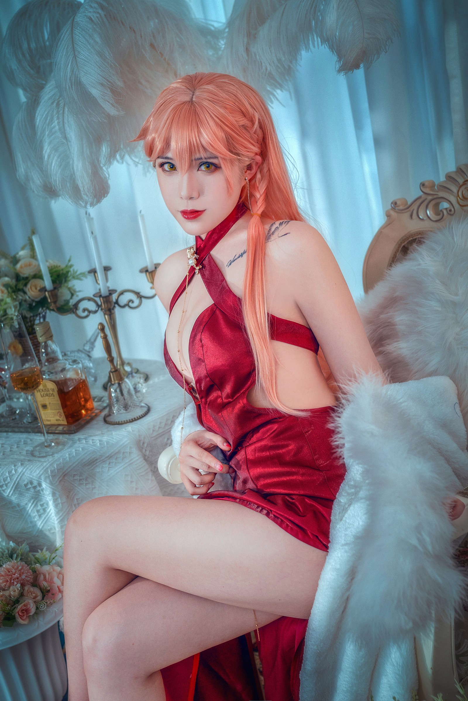 羊大真人 – Ots14 礼服 Cosplay 高清写真集（16P-203.9MB）优雅制服风插图2