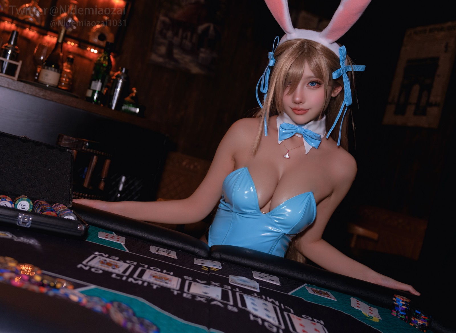 Cat Demon 喵崽｜碧蓝档案 明日奈 兔女郎 Cosplay 高清写真合集（123P）插图1