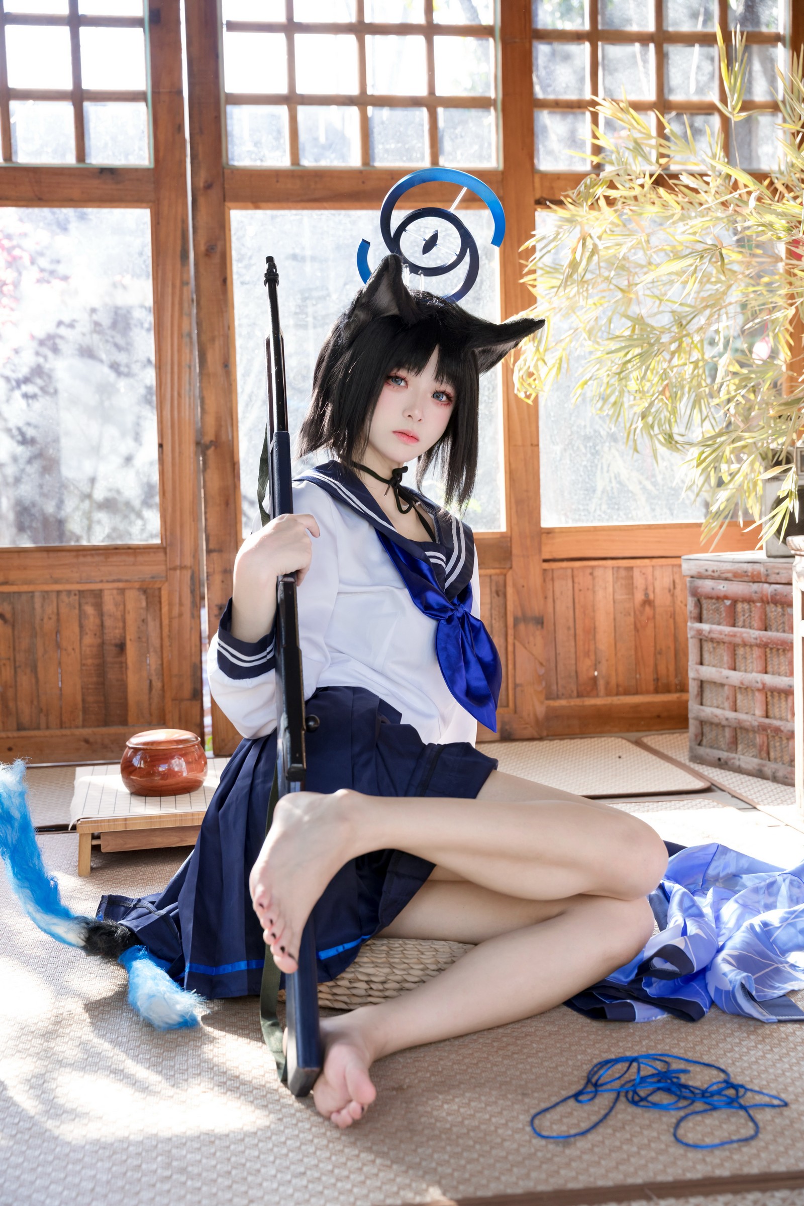 九柒喵 – 桐生桔梗 Cos 高清大合集（88P-470MB）和风旗袍写真插图7