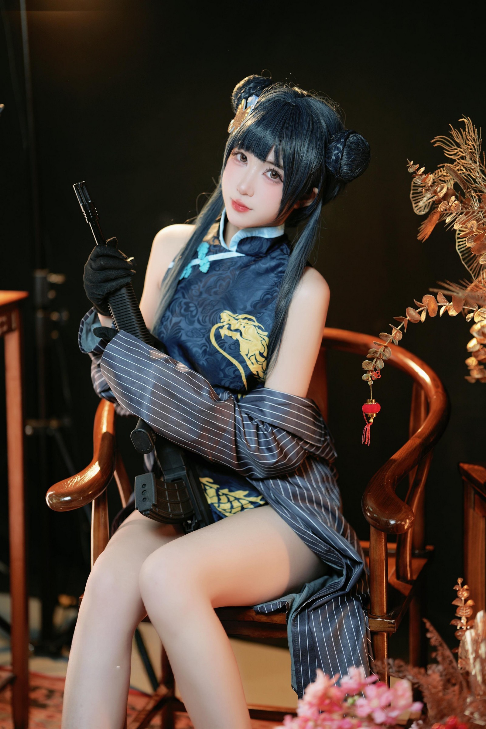 宮本桜 蔚蓝档案 龙华妃咲 Cosplay 写真｜人气角色 高清图集（42P｜124MB）插图7