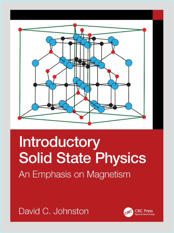 Johnston D Introductory Solid State Physics An Emphasis On Magnetism 2025