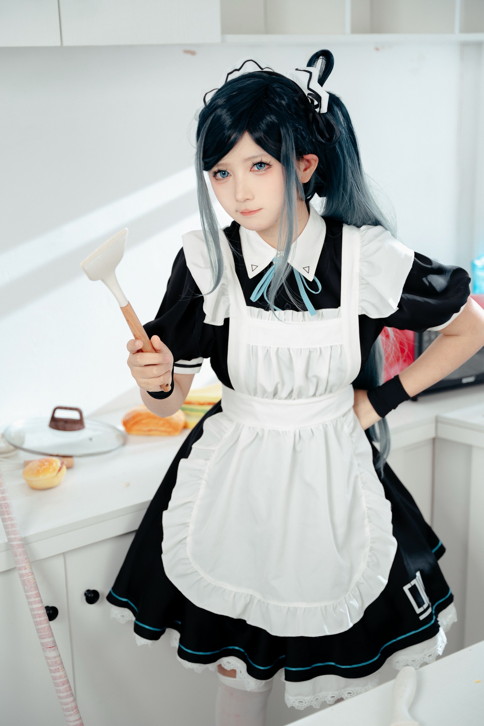 喜欢爱理吗COS写真：碧蓝航线独角兽婚纱高清套图（31P-172.5M）插图4