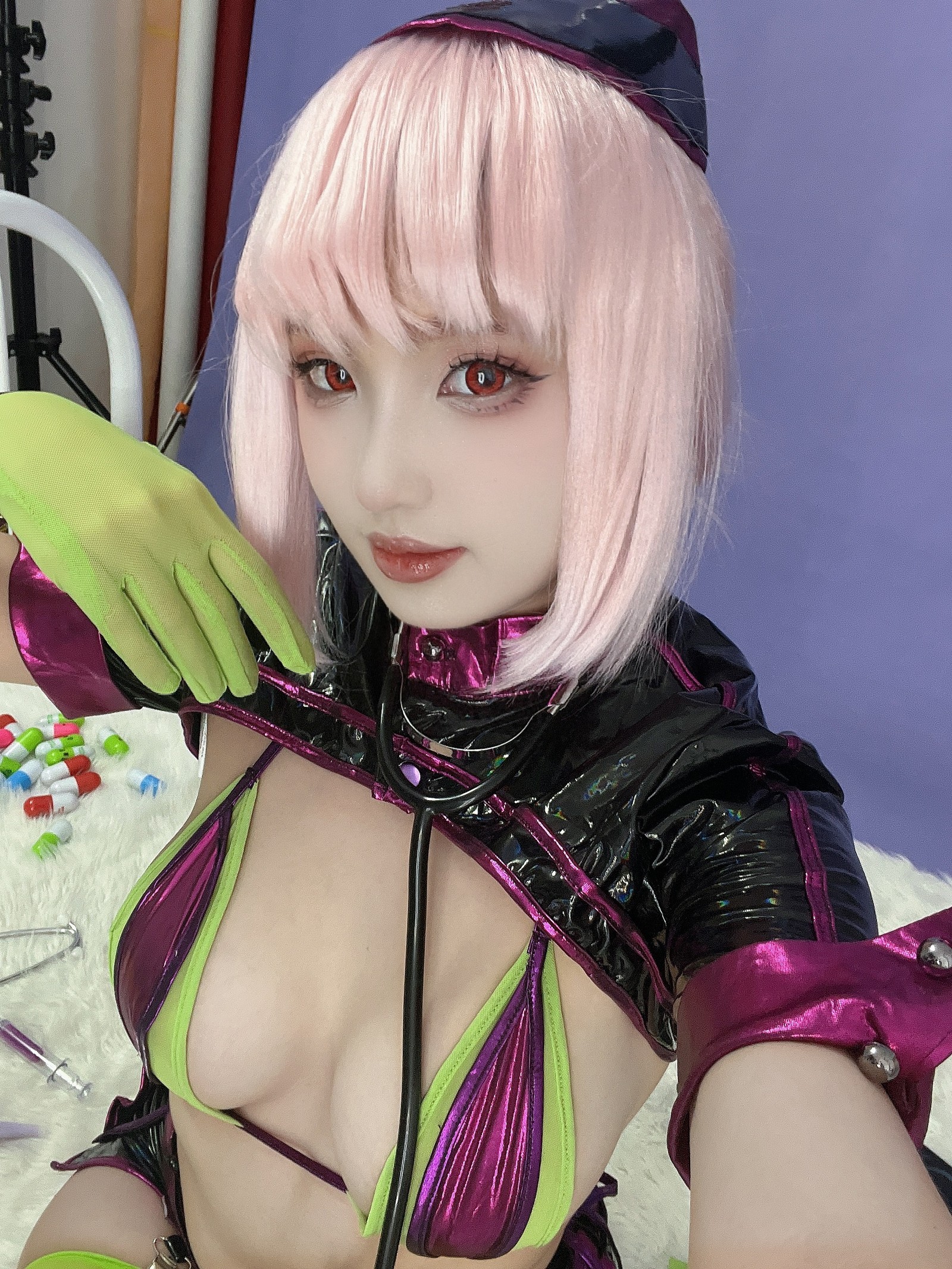 Puy Puy – 南丁格尔 万圣礼装 Nightingale Cosplay 写真视频（100P+8V-1.04GB）FGO插图8