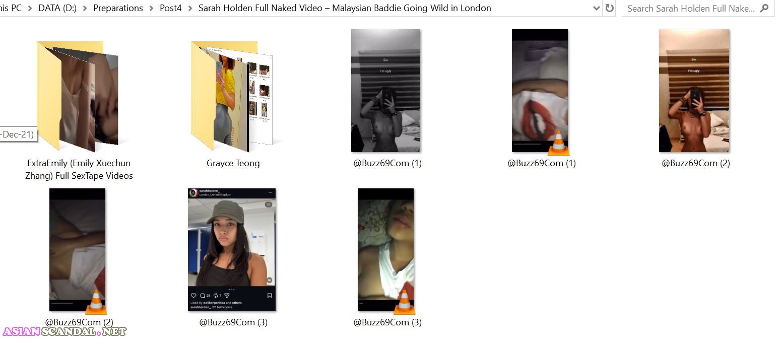 Sarah Holden Full Naked Video – Malaysian Baddie Going Wild in London