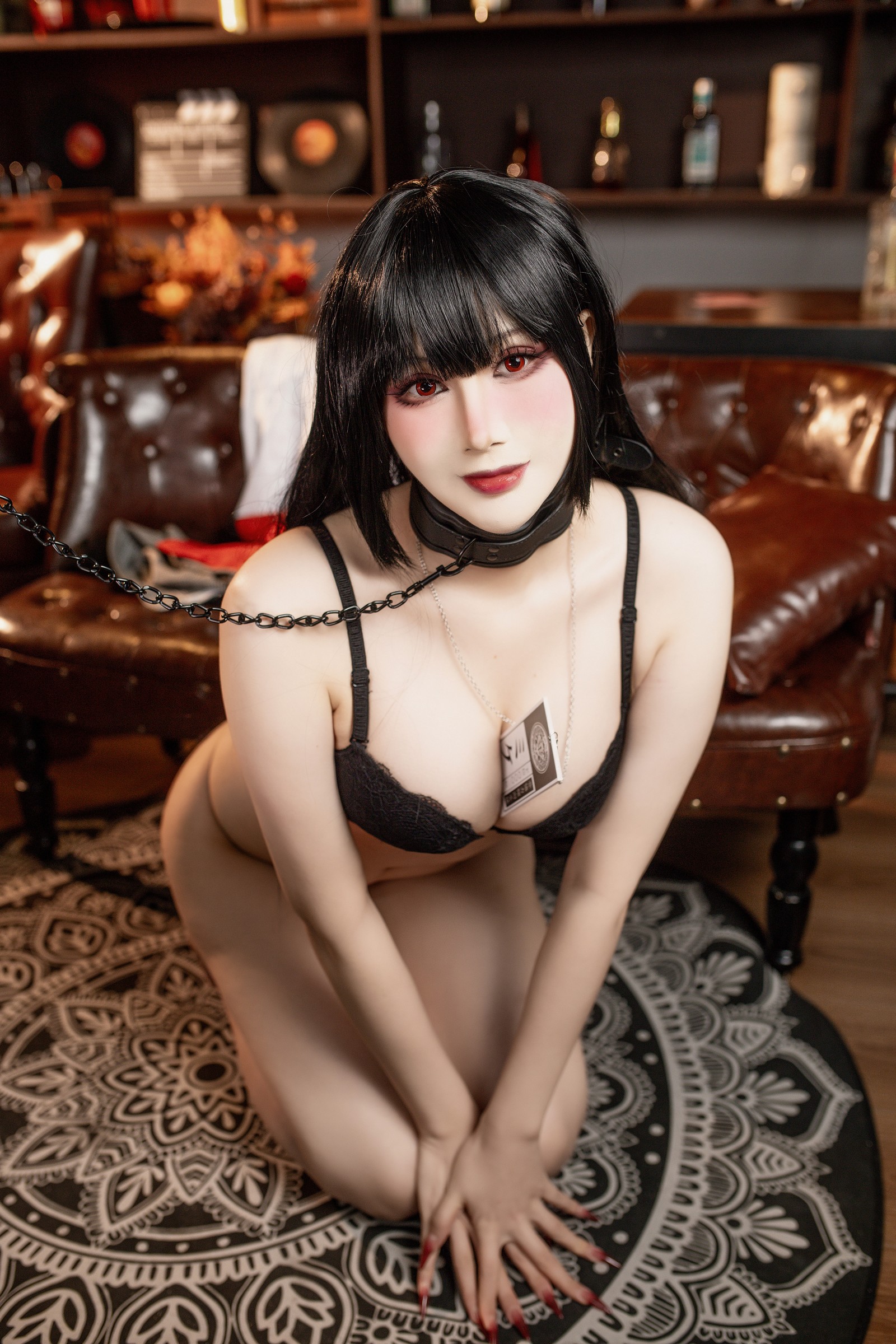 兔胖胖min – 狂赌之渊 蛇喰梦子 Cosplay 高清写真集（40P-277.8MB）插图1