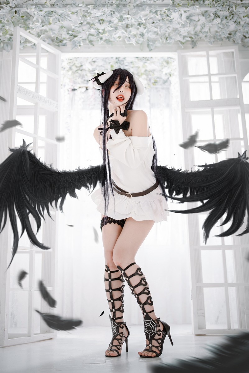 切切Celia 雅儿贝德 Albedo Cosplay Overlord 写真 39P插图6