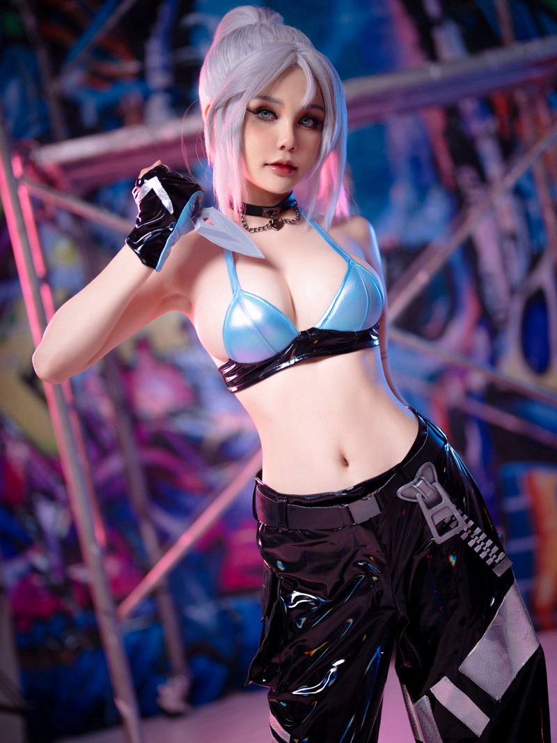 Joyce Lin2x Jett Cosplay Valorant 写真 44P插图7