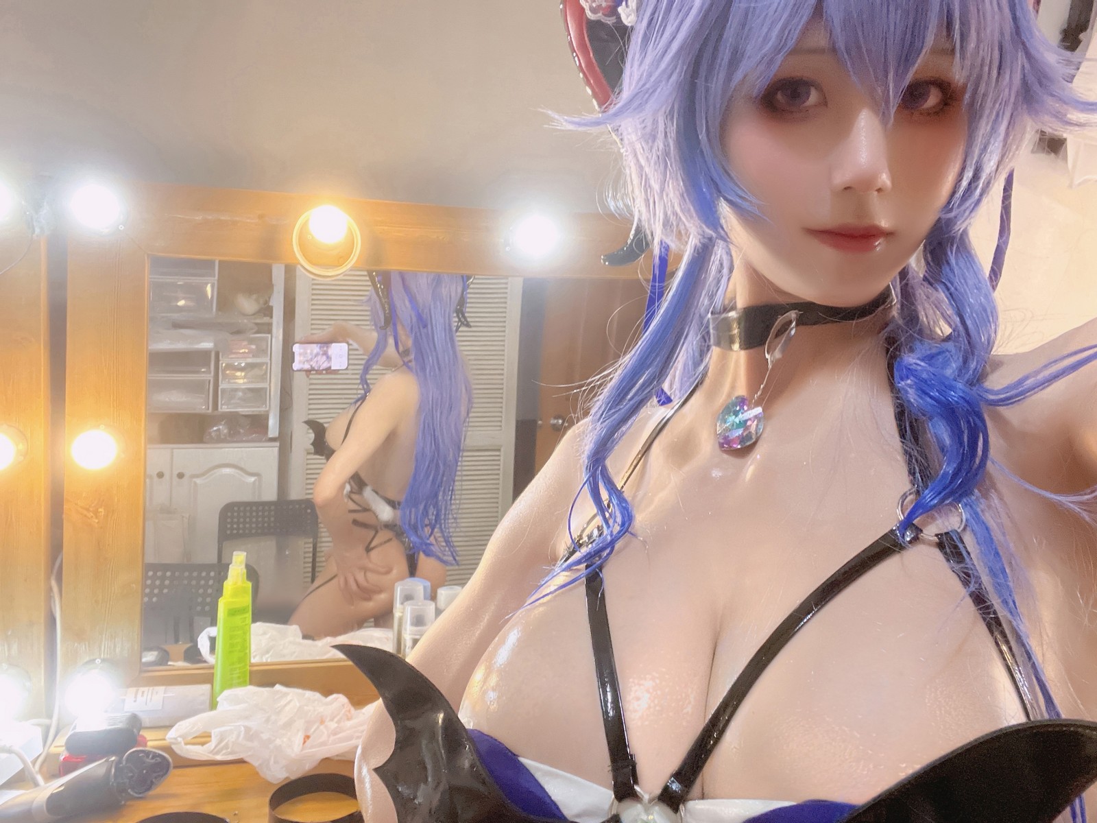 桜满三时 – 原神 甘雨魅魔写真照[130P-1.21G]插图5