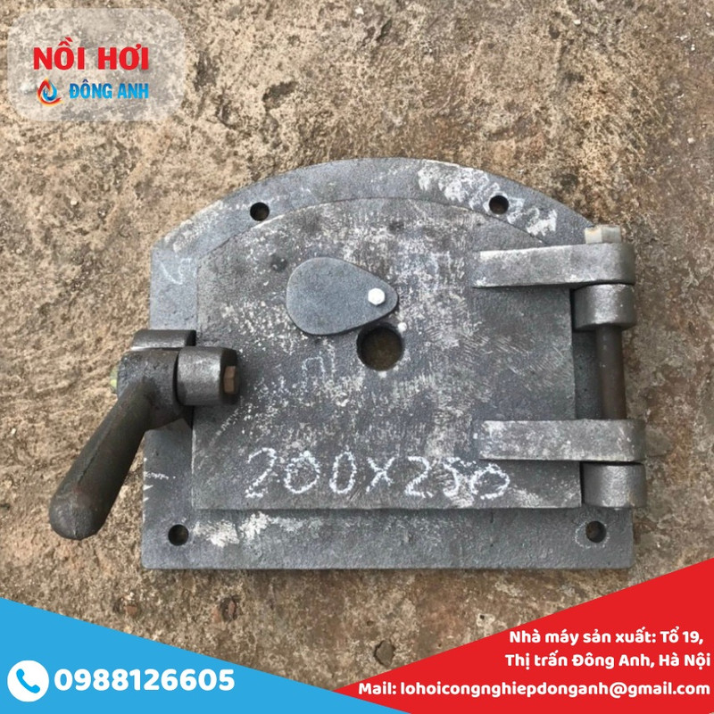đúc cửa lò hơi 200x250