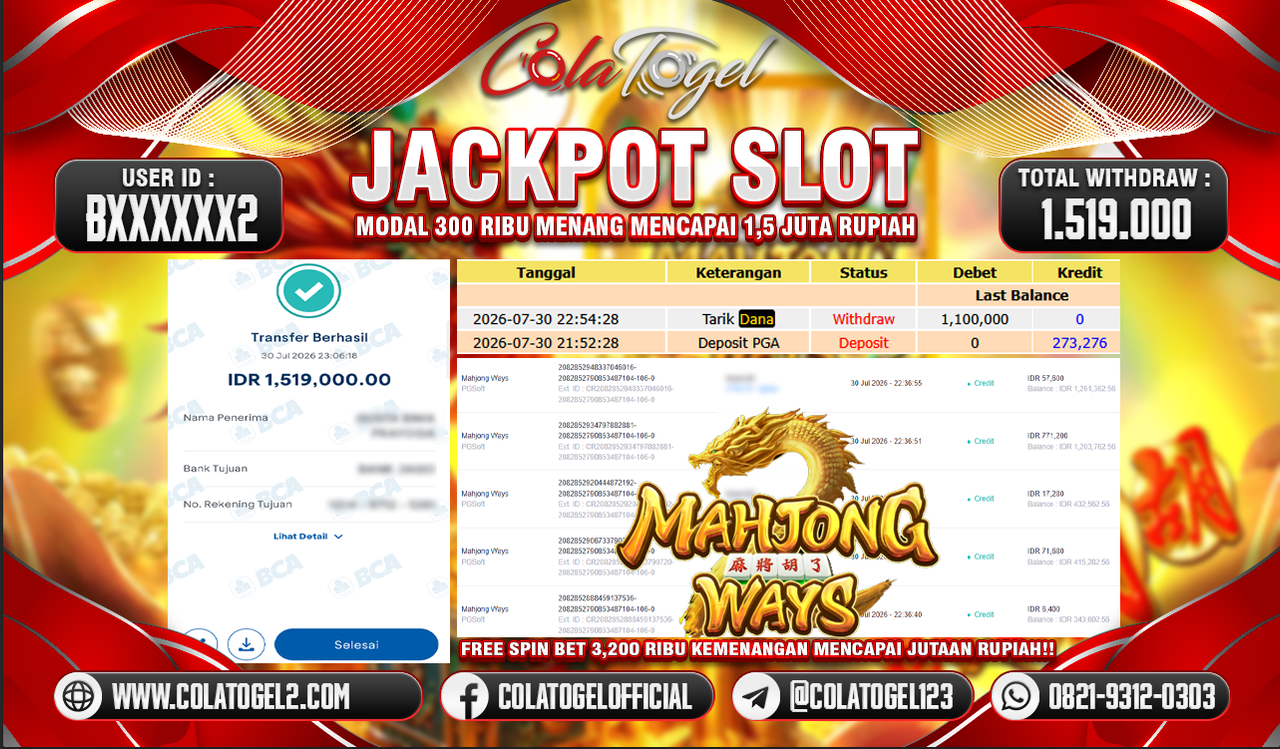 JACKPOT SLOT GACOR!!