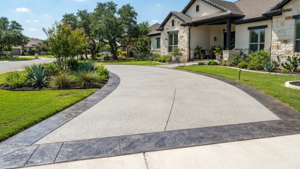 Concrete Driveway Scope and Upgrades San Antonio