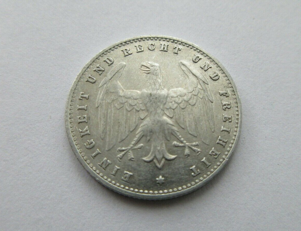 República de Weimar -  Monedas de sustitución e inflación 1919 - 1923 200m-1923b