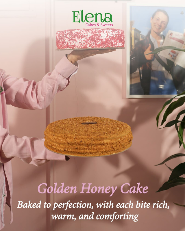 Elena Cakes & Sweets - Golden Honey Cake