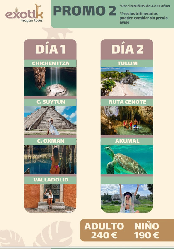 Ofertas Excursiones en la Riviera Maya - Exotik Mayan Tours - Foro Guías y Excursiones