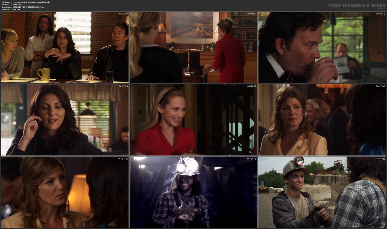 Leverage S03E10 The Underground Job.mkv