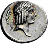 Glosario de monedas romanas. RAMA DE OLIVO. 25