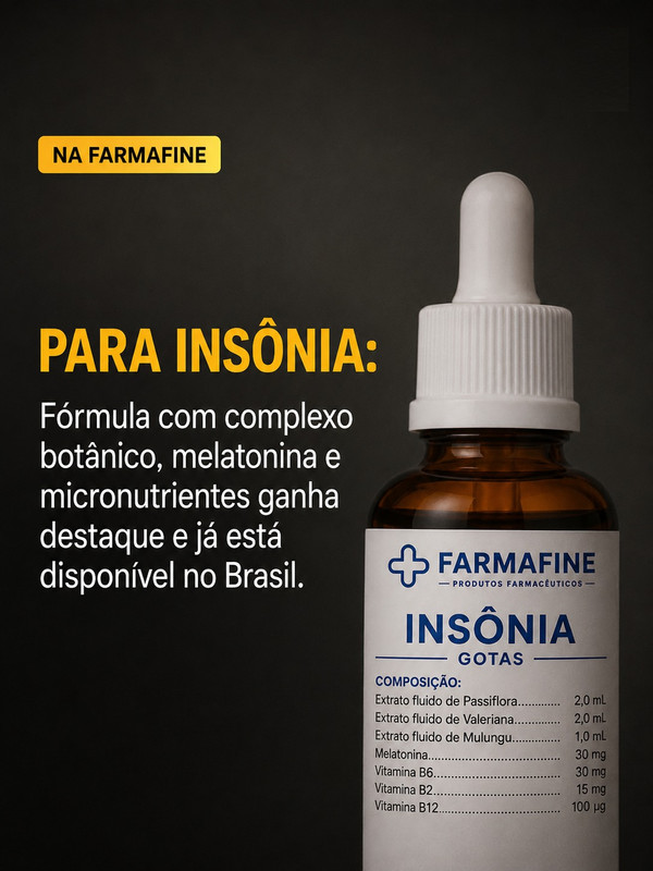 Fórmula para Insônia Farmafine em destaque no Brasil
