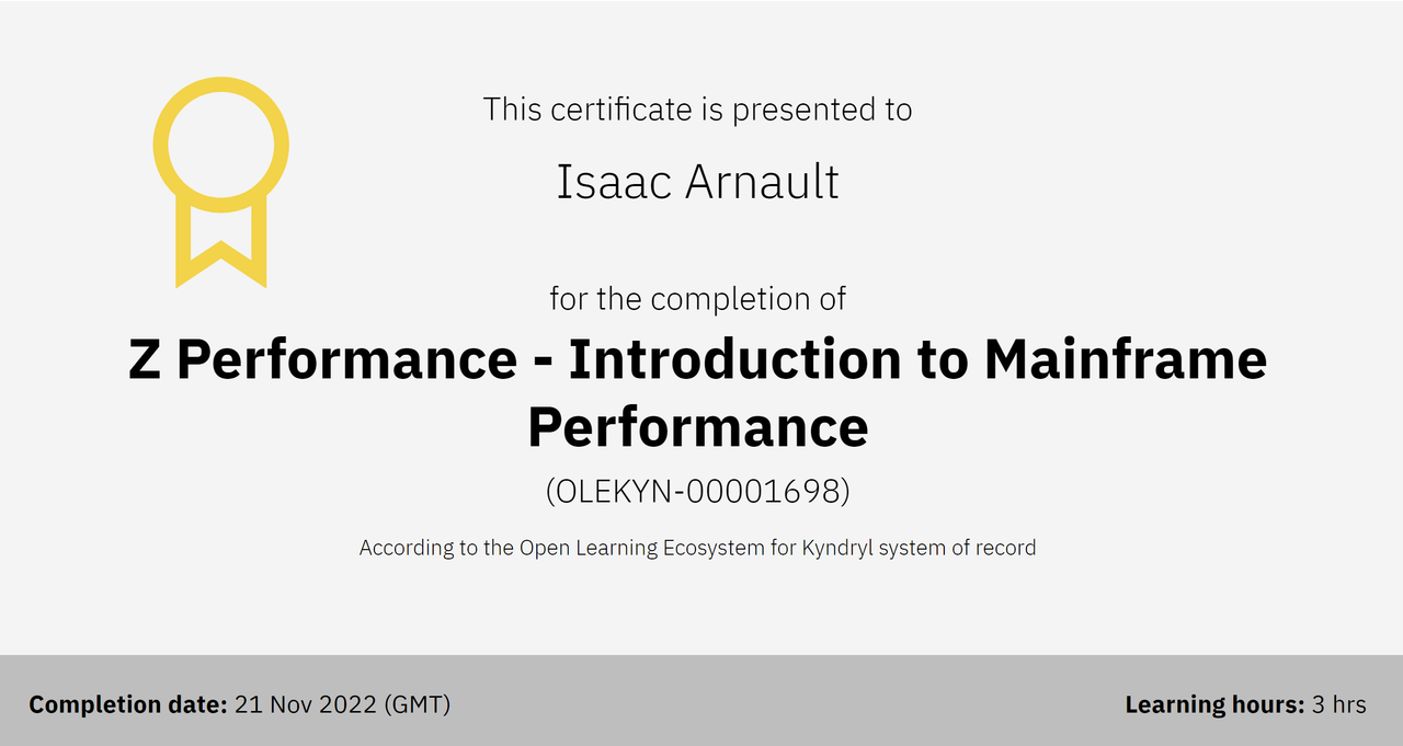 mainframe performance