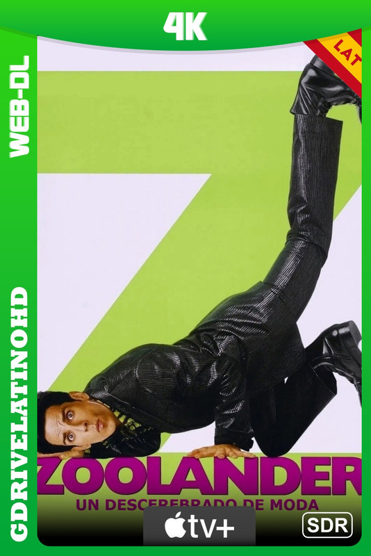 Zoolander (2001) WEB-DL 4K SDR Latino-Inglés