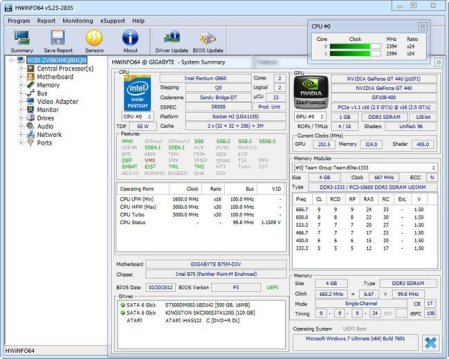 HWiNFO 6.29 Build 4235 Beta
