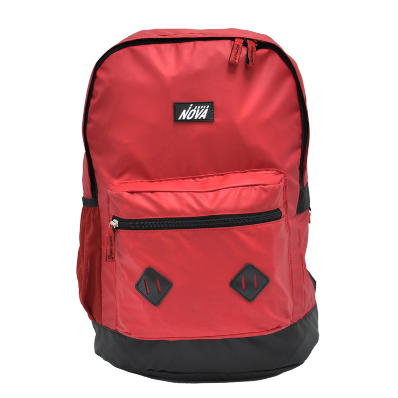 SUPERNOVA RED 1 COMPARTMENT BACKPACK 18"