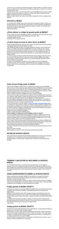 Código de bono Mel Bet 2026 ZEVS777