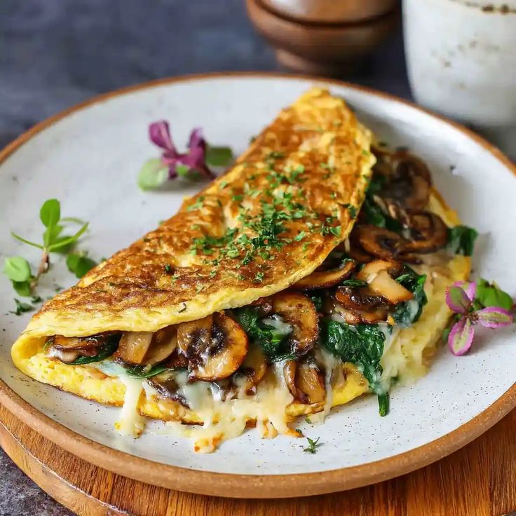 Cheesy Spinach and Mushroom Omelette Recipes to Savor 2025