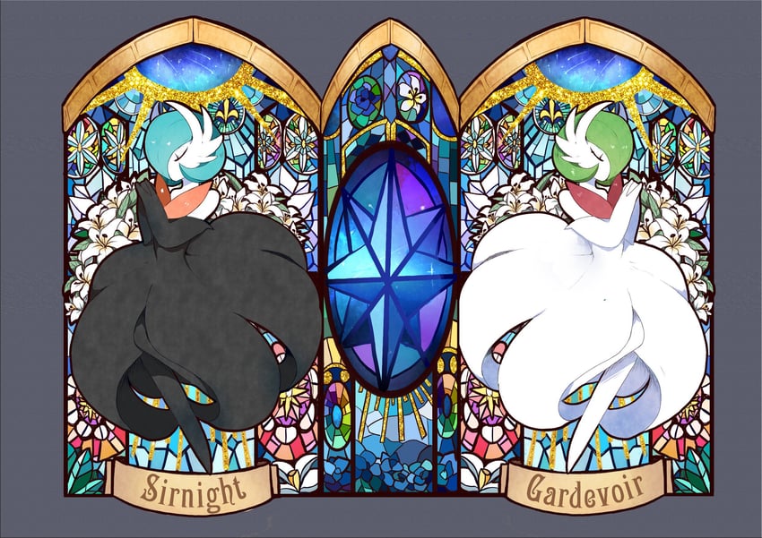 gardevoir-and-mega-gardevoir-pokemon-dra