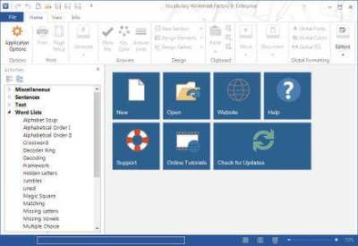 Vocabulary Worksheet Factory Professional / Enterprise 6.0.6.2