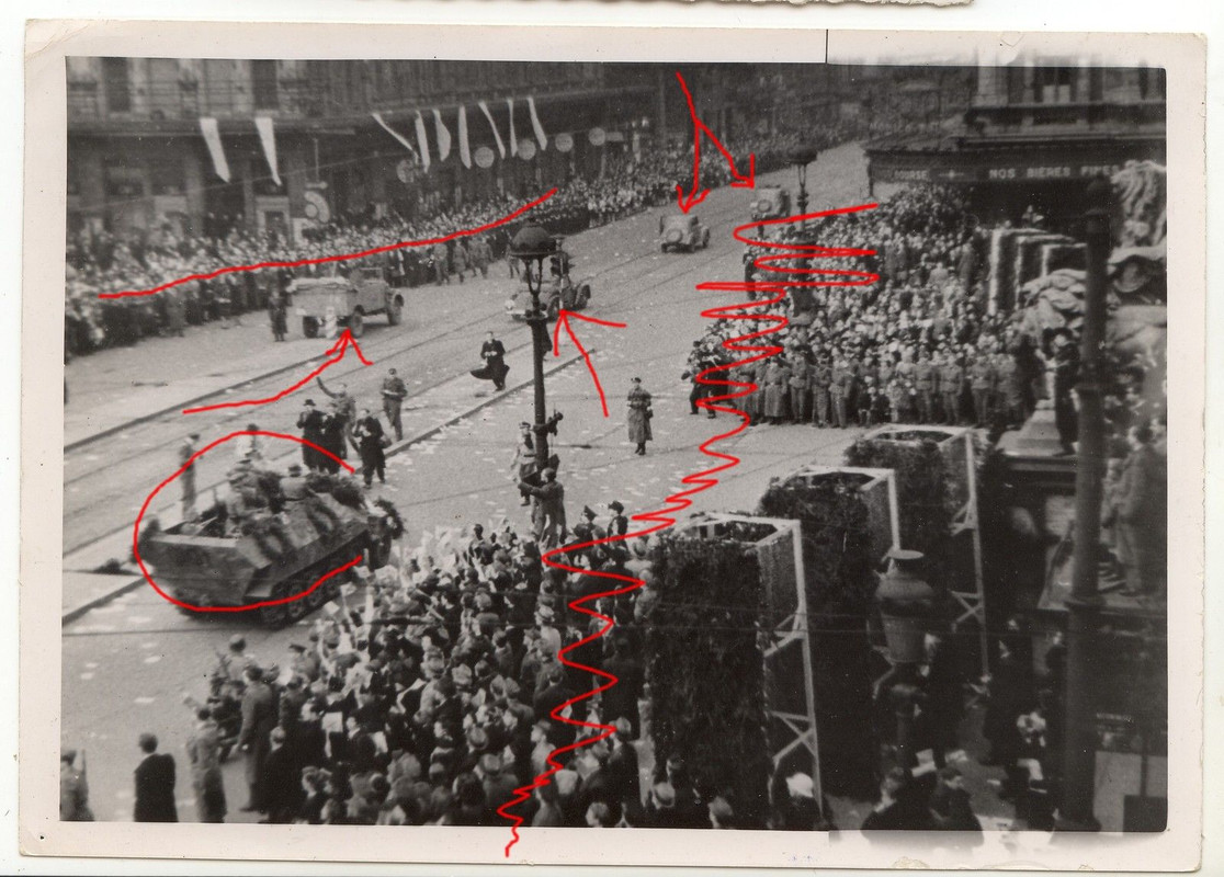 Frankreich Paris Befreiung Résistance deutsche P