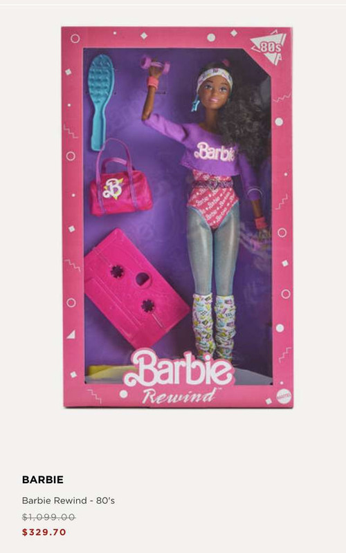 El Palacio de Hierro: Barbie Rewind 80´s deportista 