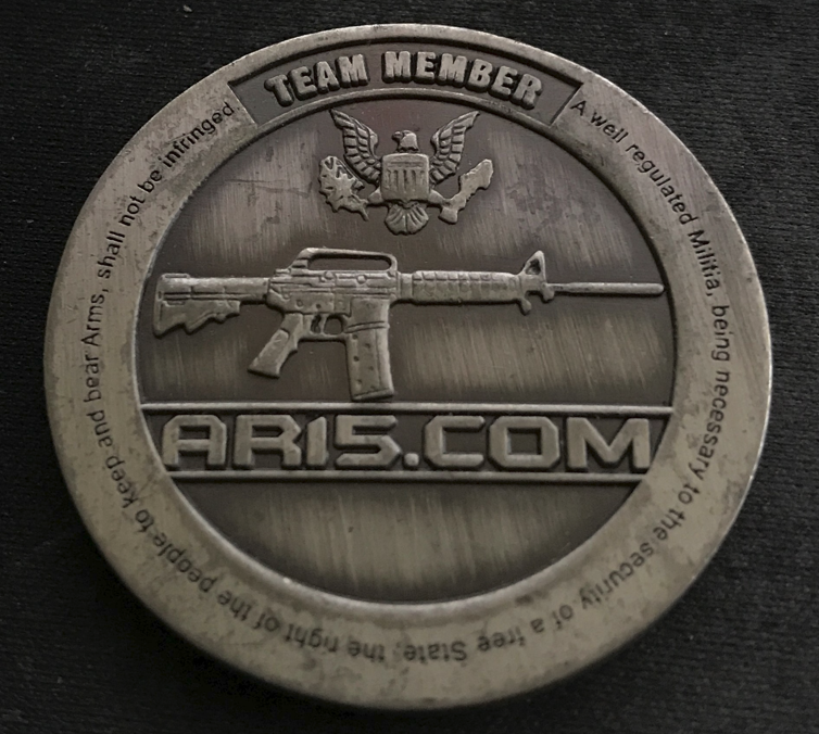 Are old ARFCOM challenge coins worth a premium now? > General ...