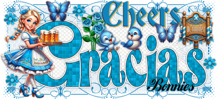 Gracias Cheers Octoberfest bonnies