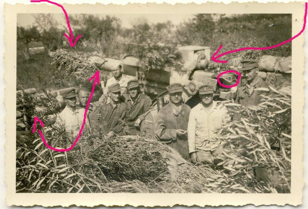 Südfront Montanara Italien Mai 1944,Flak Erdkampf-Stellung Tarn Bunker