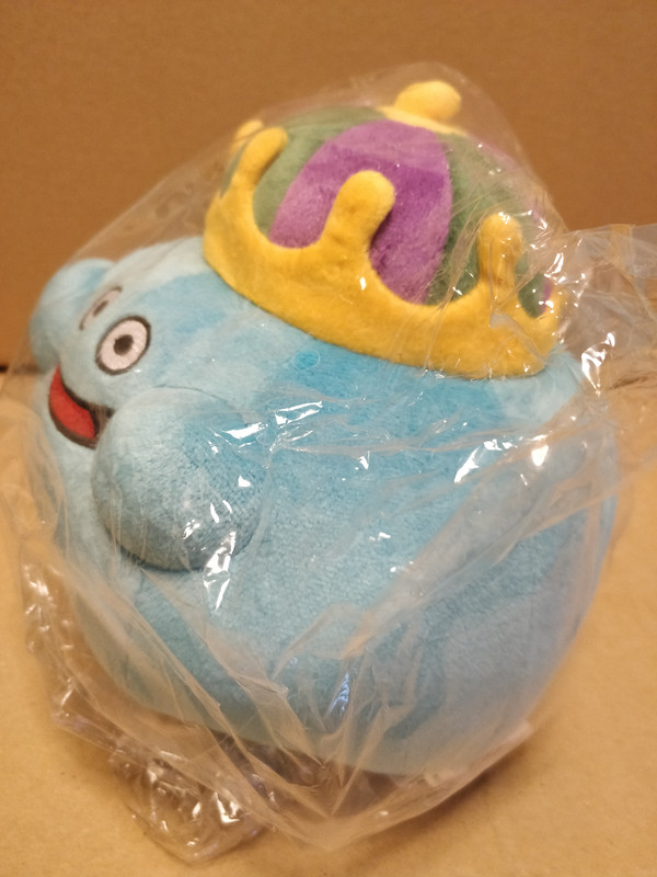 Download OFFICIAL DRAGON QUEST M KING SLIME PLUSH SOFT TOY BUILDERS ...