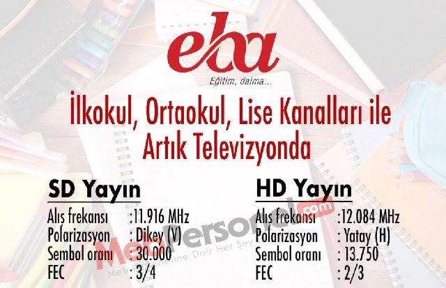 Nekodirani paket TRT-EBA na Turksat  42°E Eba-3