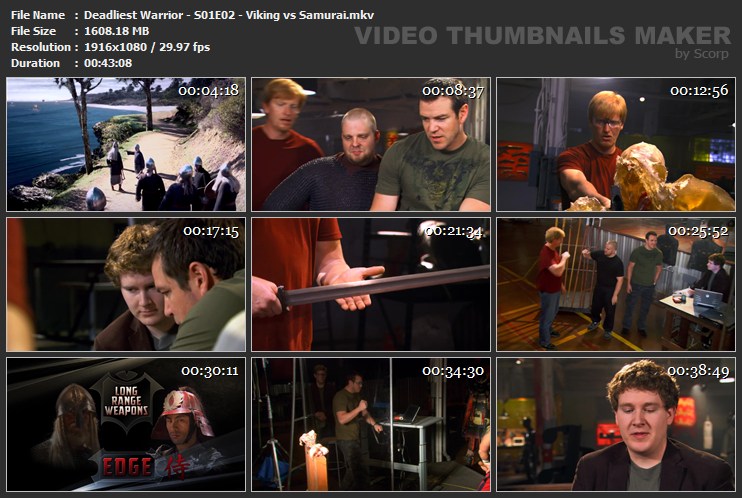 Deadliest Warrior - S01E02 - Viking vs Samurai.mkv