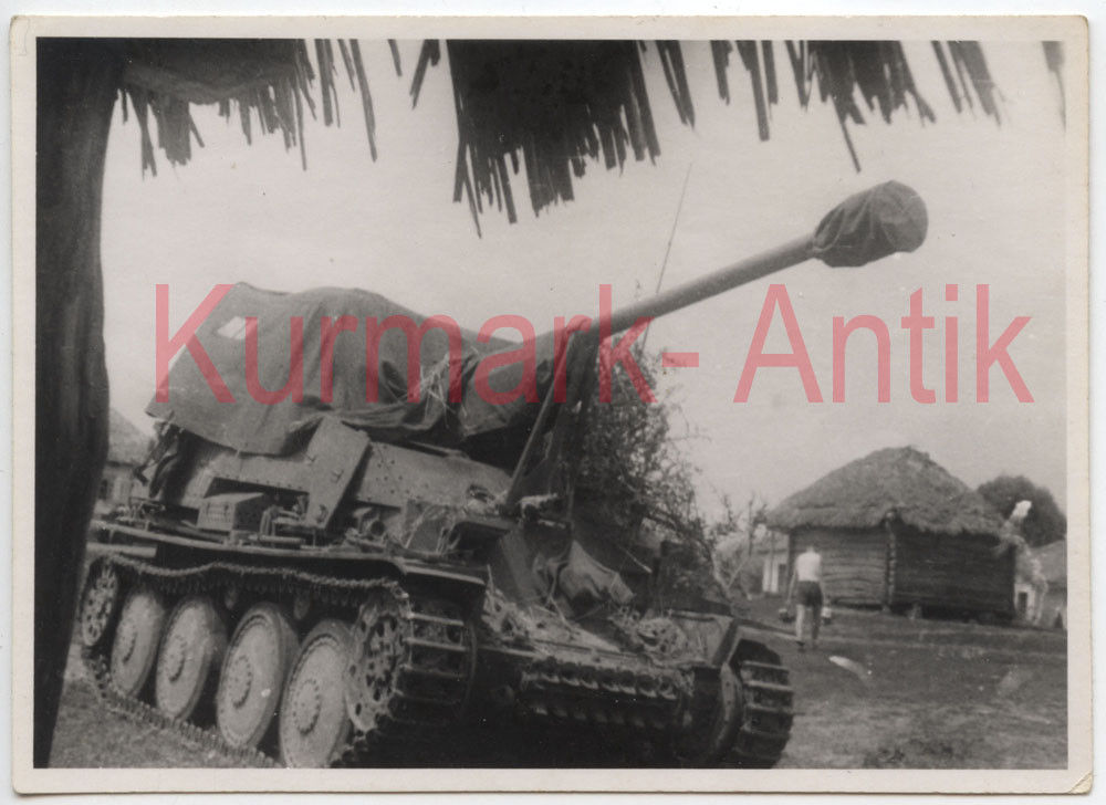 Foto Wehrmacht Panzer Jäger Marder Russland Front Einsatz combat
