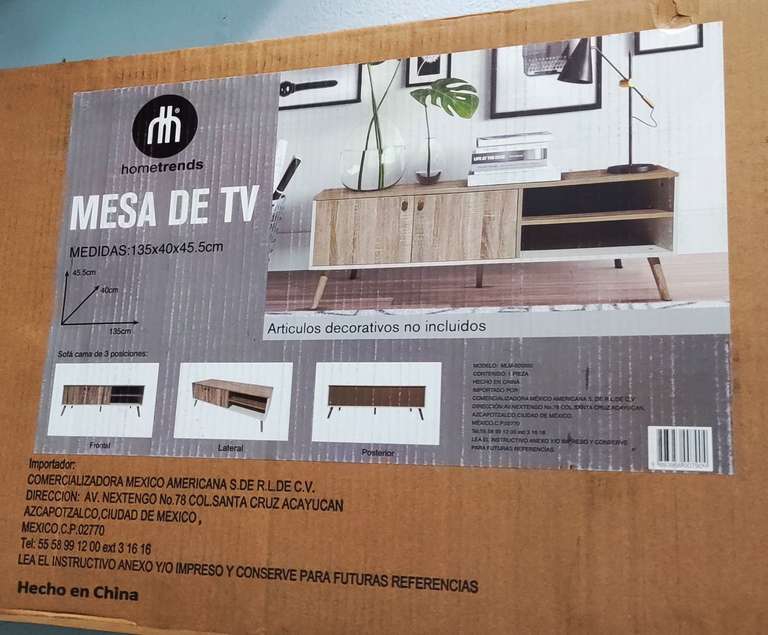 Walmart mueble para TV última liquidación