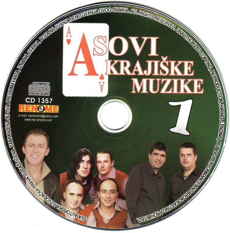 Asovi Krajiske Muzike CD 1 CD