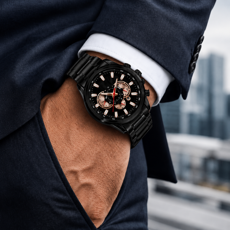 Binbond wristwatch lifestyle photo 7