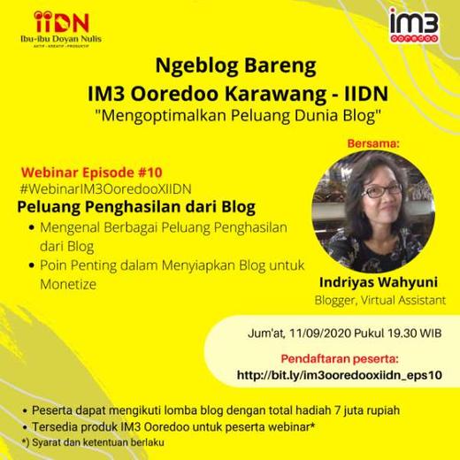 Webinar IM3 Ooredoo x IIDN