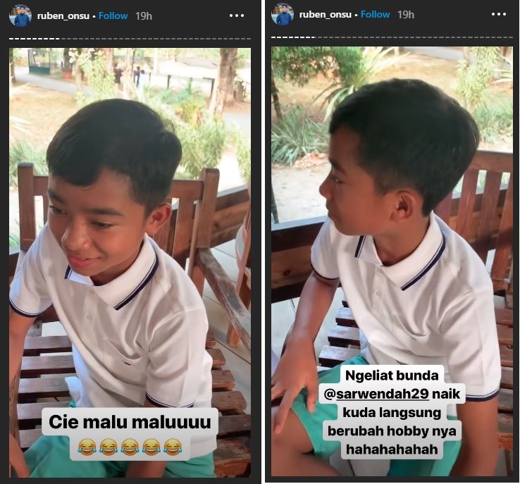 Betrand Peto ingin berkuda