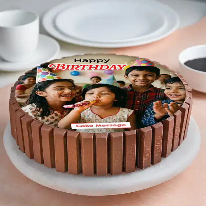 kitkat Photo Cake849