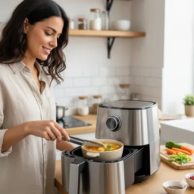 Kategorie: Wohltuende Hühnersuppe aus dem Airfryer